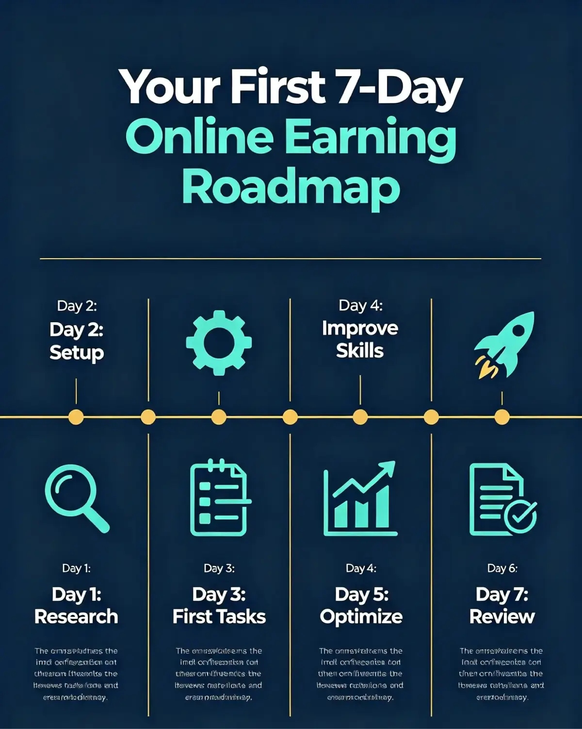 Preview page from the online earning guide